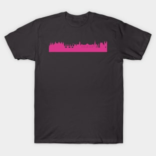 Würzburg skyline pink T-Shirt